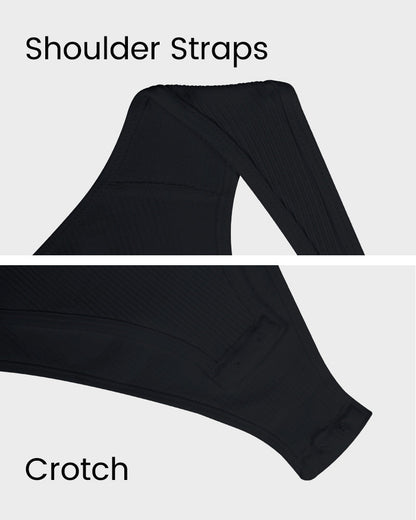 Bodysuits sin mangas con control abdominal