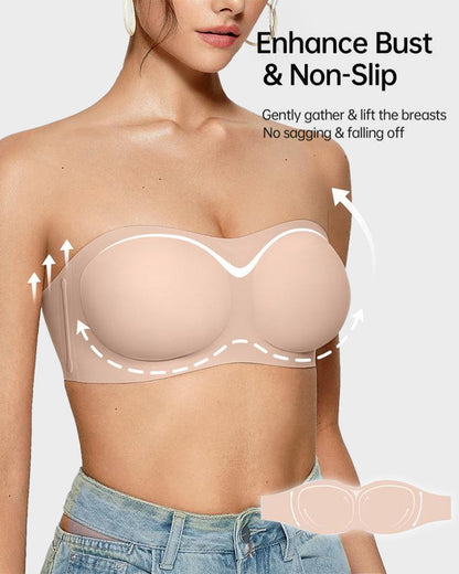 Sujetador push-up convertible sin aros