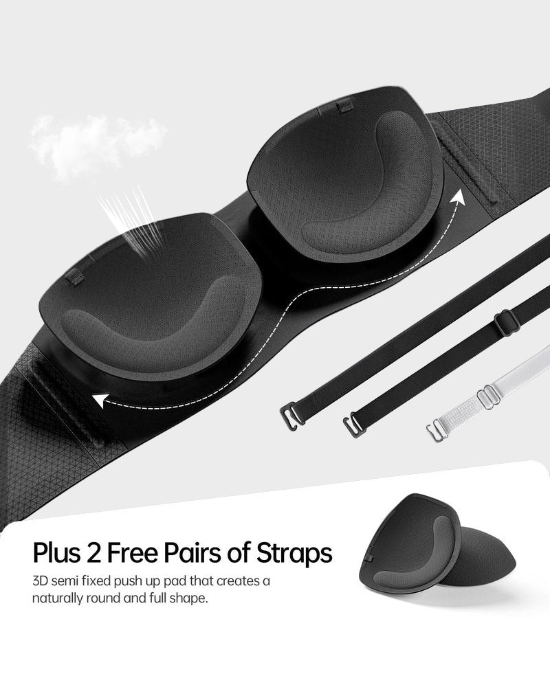 Sujetador push-up convertible sin aros