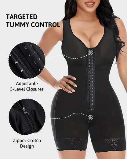 Faja postquirúrgica de ultra compresión – Control abdominal y realce de glúteos con cierre en la entrepierna