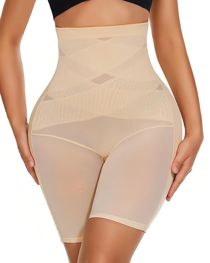 Pantalones cortos moldeadores de abdomen y cintura alta