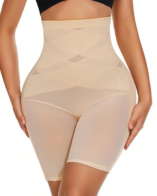 Pantalones cortos moldeadores de abdomen y cintura alta