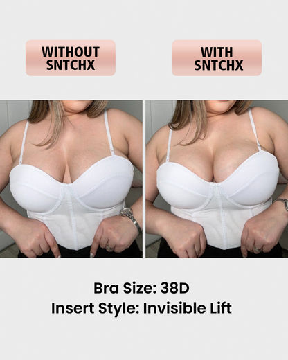 Almohadillas invisibles de levantamiento con adhesivo de doble cara (2 pares)