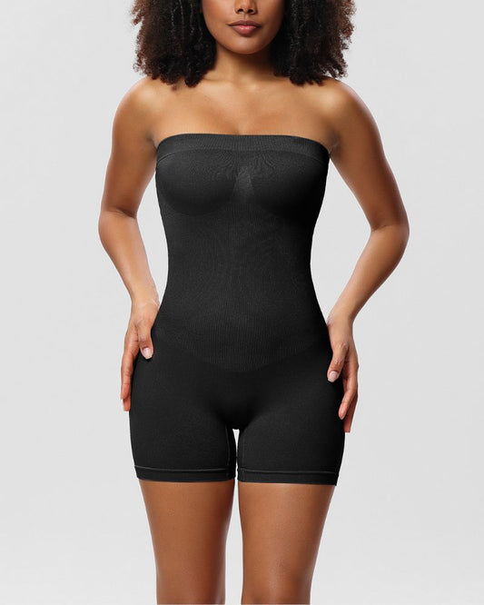 Body faja sin tirantes tipo vestido