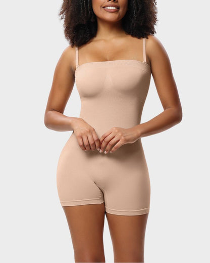 Body faja sin tirantes tipo vestido