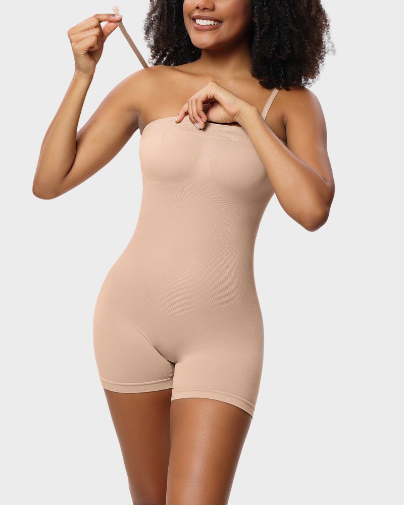 Body faja sin tirantes tipo vestido