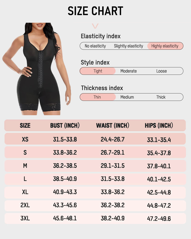 Faja postquirúrgica de ultra compresión – Control abdominal y realce de glúteos con cierre en la entrepierna
