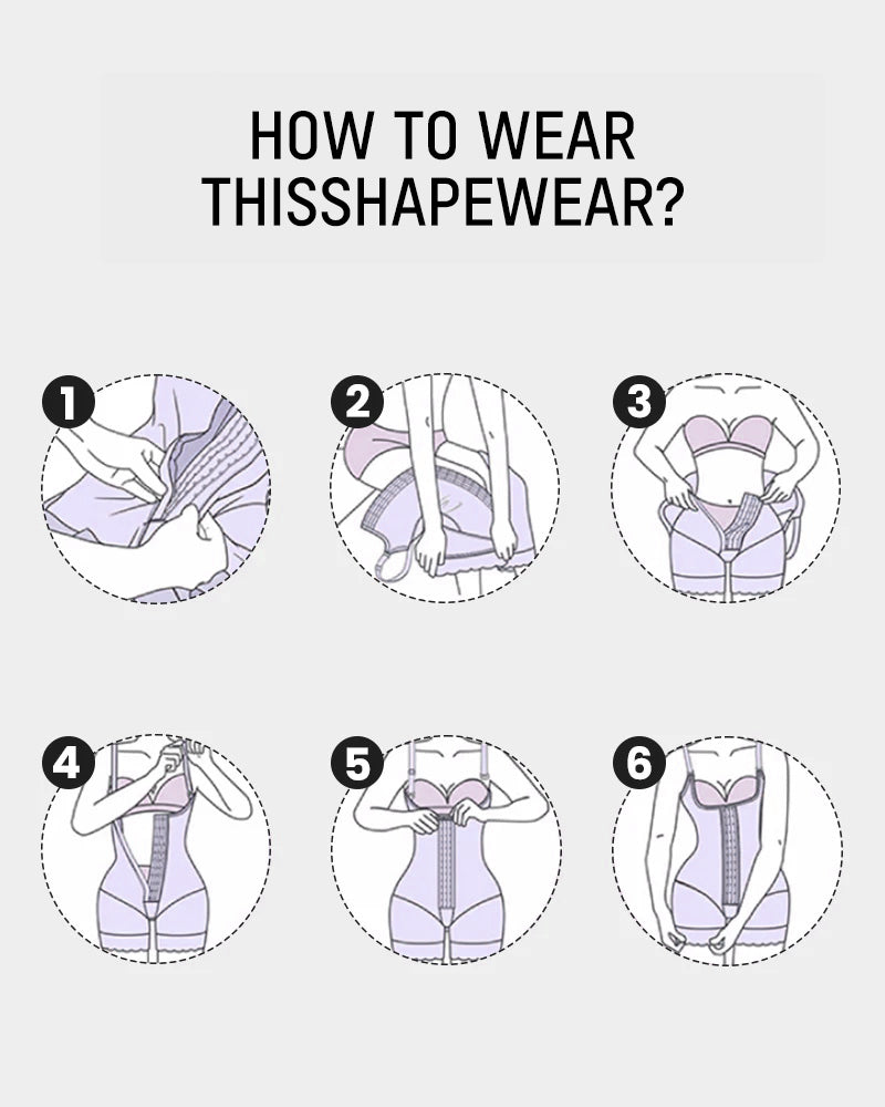 Faja de compresión abdominal postquirúrgica