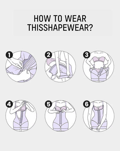 Faja de compresión abdominal postquirúrgica