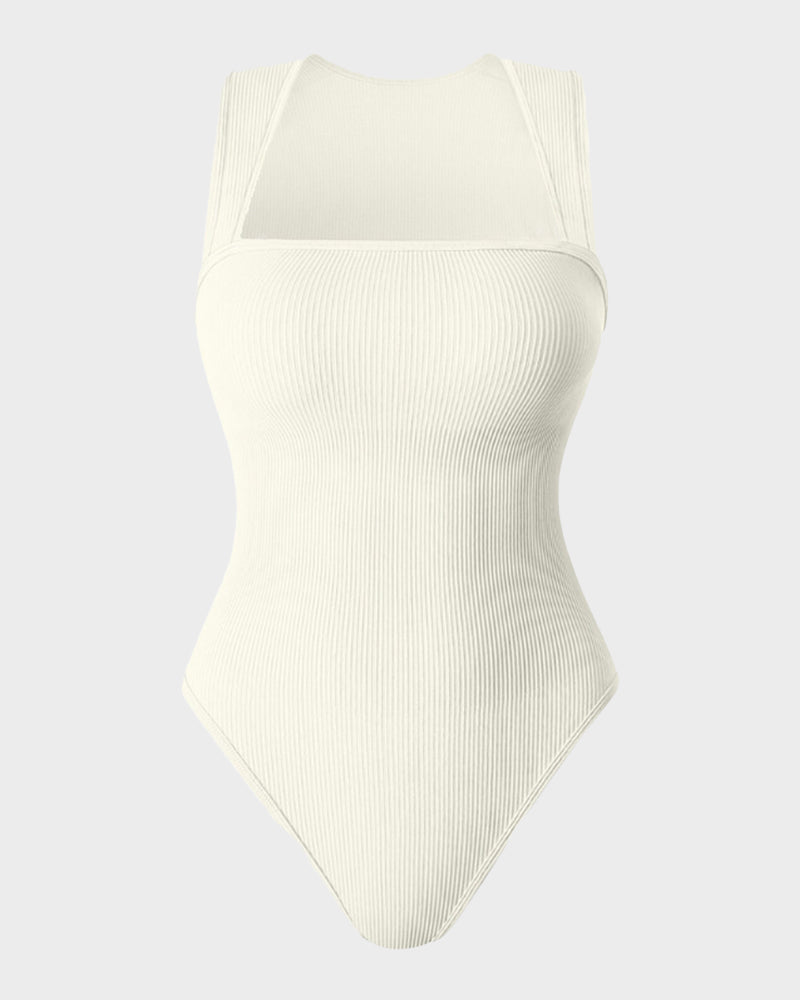 Bodysuits sin mangas con control abdominal
