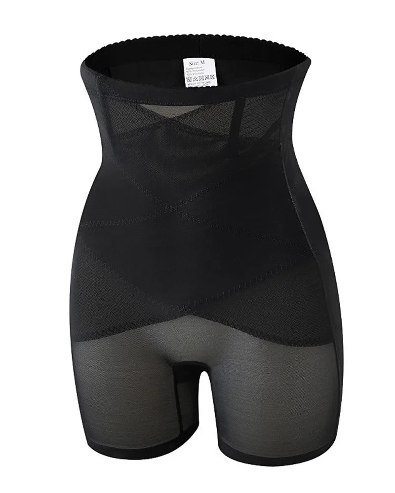 Pantalones cortos moldeadores de abdomen y cintura alta