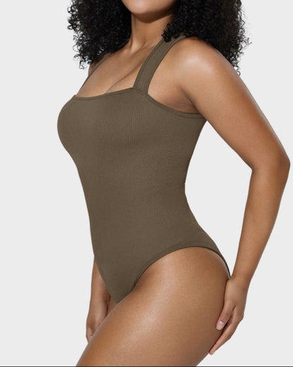 Bodysuits sin mangas con control abdominal
