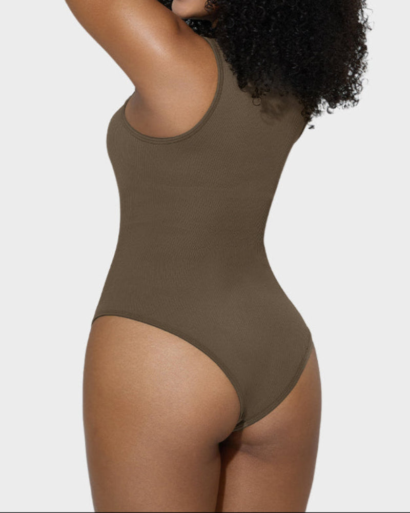 Bodysuits sin mangas con control abdominal