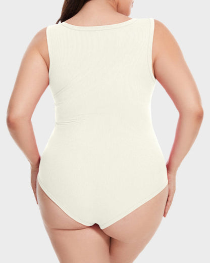 Bodysuits sin mangas con control abdominal