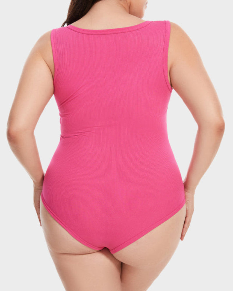 Bodysuits sin mangas con control abdominal