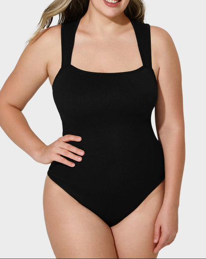 Bodysuits sin mangas con control abdominal