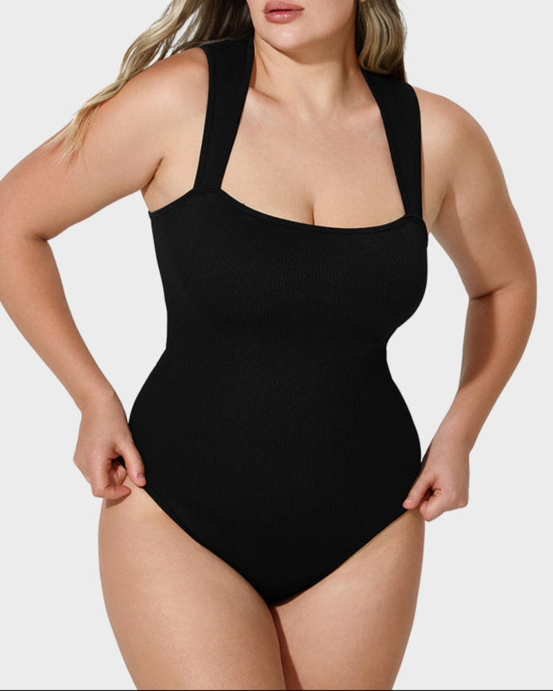 Bodysuits sin mangas con control abdominal
