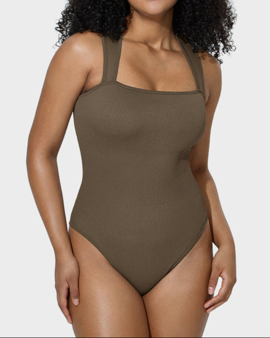 Bodysuits sin mangas con control abdominal