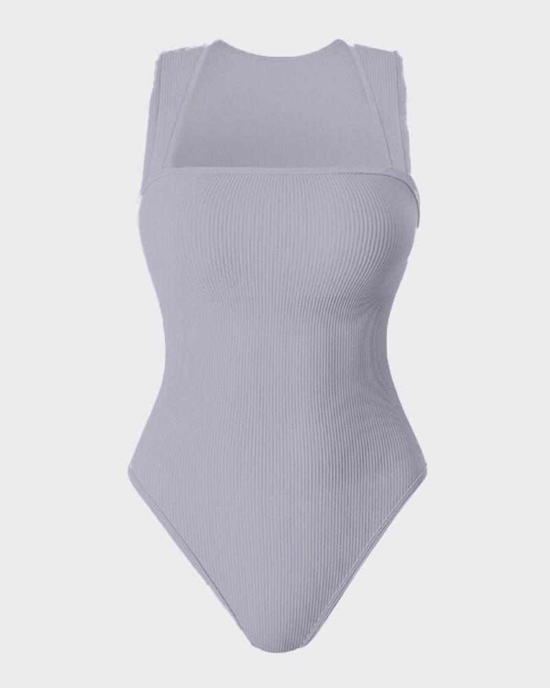 Bodysuits sin mangas con control abdominal