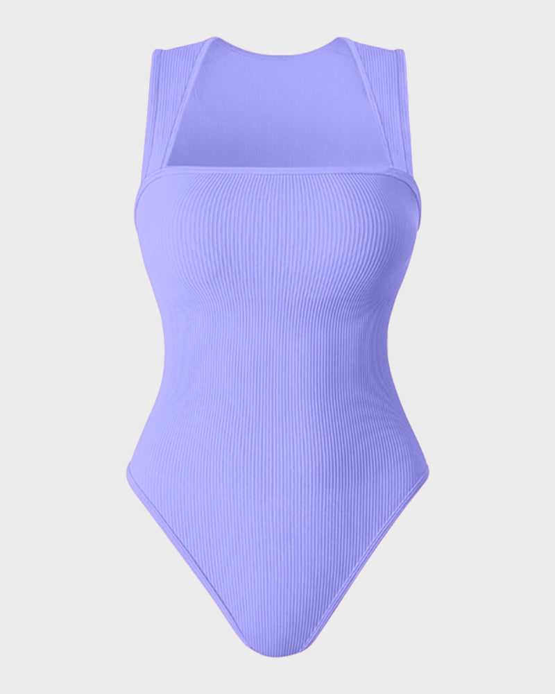 Bodysuits sin mangas con control abdominal