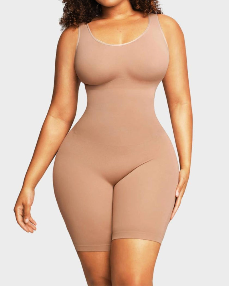 Body moldeador sin costuras hasta medio muslo