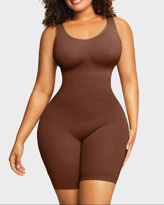 Body moldeador sin costuras hasta medio muslo