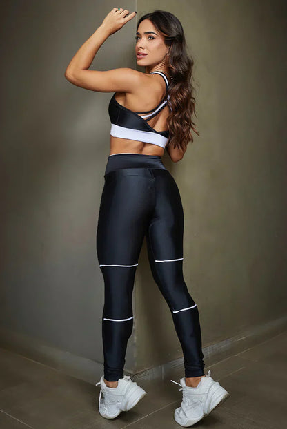 Conjunto Fitness Athletic Negro